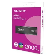 Dysk zewnętrzny SSD 2TB ADATA SC610-2000G-CBK/RD, USB 3.2, 550-500MBps | Sklep ITnes.pl, IT for BUSINESS