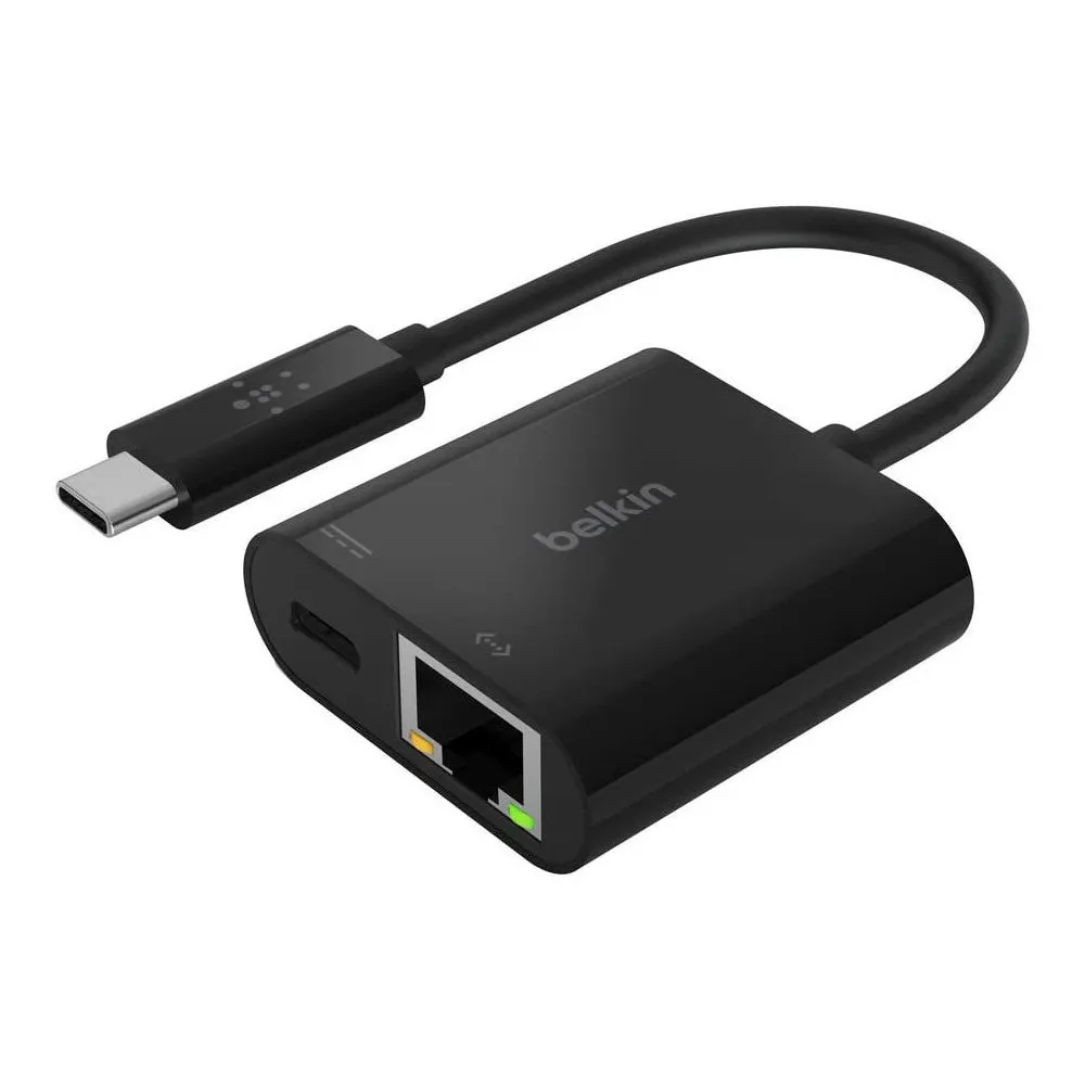 Karta sieciowa USB-C Belkin INC001BTBK, 1x 100|1000Mbps RJ45, Power Delivery 60W | Sklep ITnes.pl, IT for BUSINESS