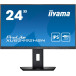 Monitor iiyama ProLite XUB2492HSN-B5 - 24"/1920x1080 (Full HD)/75Hz/IPS/4 ms/pivot/USB-C/Czarny