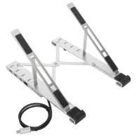 Podstawka pod laptopa Targus Portable Laptop Stand with Integrated Dock AWU100005GL - Srebrna