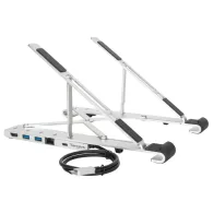 Podstawka pod laptopa Targus Portable Laptop Stand with Integrated Dock AWU100005GL - Srebrna