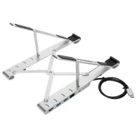 Podstawka pod laptopa Targus Portable Laptop Stand with Integrated Dock AWU100005GL - Srebrna
