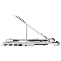 Podstawka pod laptopa Targus Portable Laptop Stand with Integrated Dock AWU100005GL - Srebrna