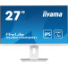 Monitor iiyama ProLite XUB2792QSU-W5 - 27"/2560x1440 (QHD)/75Hz/IPS/FreeSync/5 ms/pivot/Biały