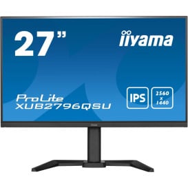 Monitor iiyama ProLite XUB2796QSU-B5 - 27"/2560x1440 (QHD)/75Hz/IPS/FreeSync/1 ms/pivot/Czarny