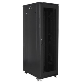 Szafa rack 19" 42U Lanberg FF01-8042-23B - 800 x 2047 x 1000 mm, drzwi perforowane