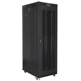 Szafa rack 19" 27U Lanberg FF01-8027-23BL - 800 x 1461 x 1000 mm, drzwi perforowane, LCD