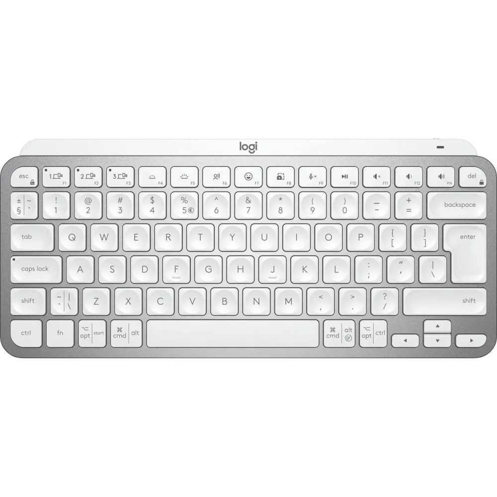 Klawiatura bezprzewodowa Logitech MX Keys Mini 920-010499 - Kolor srebrny - 920-010499 | Sklep ITnes.pl - IT for BUSINESS