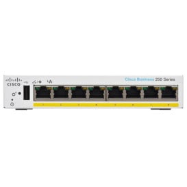 Switch zarządzalny Cisco CBS250-8PP-D-EU - 8x 100|1000Mbps RJ45, POE 45W