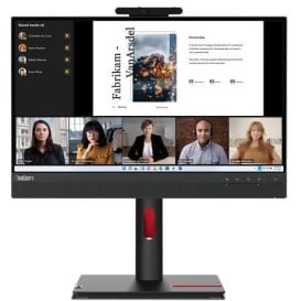 Monitor Lenovo ThinkCentre Tiny-In-One 22 Gen 5 12N9GAT1EU - 21,5"/1920x1080 (Full HD)/60Hz/IPS/6,000 ms/pivot/kamera/MT/Czarny