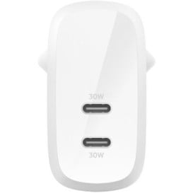 Ładowarka sieciowa Belkin 60W Dual USB-C Wall Charger WCB010VFWH