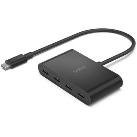 Hub Belkin USB-C do 4x USB-C AVC018BTBK - Czarny