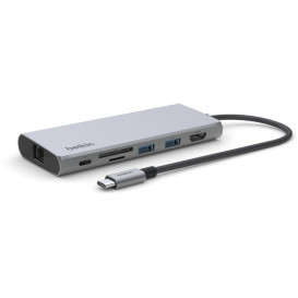 Stacja dokująca Belkin USB-C 7-in-1 Multiport Adapter INC009BTSGY - Szara