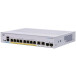 Switch zarządzalny Cisco CBS250-8FP-E-2G-EU - 8x 100|1000Mbps, 2x 1Gbps SFP|RJ45 combo, POE 120W