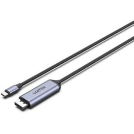 Kabel Unitek V1423C USB-C do DisplayPort 1.4 - 8K 60Hz 1.8m alu