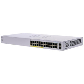 Switch niezarządzalny Cisco CBS110-24PP-EU - 24x 100|1000Mbps RJ45, 2x 1Gbps SFP, POE 100W