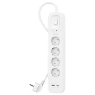 Listwa antyprzepięciowa Belkin SurgePlus SRB001VF2M - 4 gniazda schuko, USB-A, USB-C, 2 m