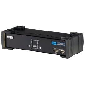 Przełącznik KVM ATEN CS-1762A - bezpośrednia kontrola do 2 komputerów, wbudowany koncentrator USB 2.0