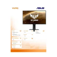 Monitor ASUS TUF Gaming VG259Q, 25", 1920x1080 (FHD), 144Hz, IPS, FreeSync, 1 ms, pivot, Czarny | Sklep ITnes.pl, IT for BUSINES