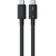 Kabel Satechi Thunderbolt 4 Pro ST-YTB100K, USB4, 1m, 40Gbps, 240W, 8K 60Hz, Czarny | Sklep ITnes.pl, IT for BUSINESS