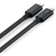 Kabel Satechi Thunderbolt 4 Pro ST-YTB100K, USB4, 1m, 40Gbps, 240W, 8K 60Hz, Czarny | Sklep ITnes.pl, IT for BUSINESS