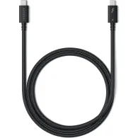 Kabel Satechi Thunderbolt 4 Pro ST-YTB100K, USB4, 1m, 40Gbps, 240W, 8K 60Hz, Czarny | Sklep ITnes.pl, IT for BUSINESS