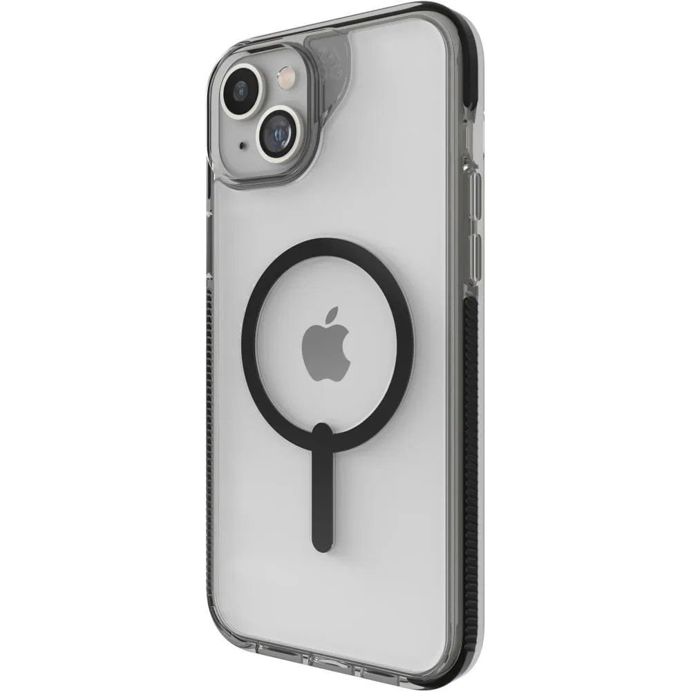 Etui ochronne na smartfon ZAGG Gear4 Santa Cruz Snap 702312637 do iPhone 14 Plus/15 Plus z MagSafe, Czarne, Przezroczyste | Skle