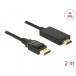 Kable Delock DisplayPort 1.2 do HDMI 85317 - 4K 30 Hz, 2 m, Czarny