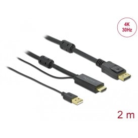 Kabel adapter Delock 85964 HDMI do DisplayPort - zdjęcie poglądowe 2