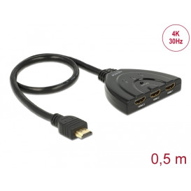 Dwukierunkowy przełącznik HDMI 3 do 1 Delock 87619 - zdjęcie poglądowe 3