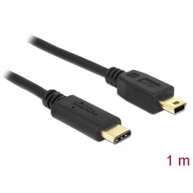 Kabel USB-C 2.0 do mini USB-B 2.0 Delock 83603 - zdjęcie poglądowe 2