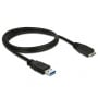 Kabel USB-A 3.0 do micro USB-B 3.0 Delock 85072 - zdjęcie poglądowe 1