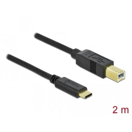 Kabel USB-C 2.0 do USB-B 2.0 Delock 83330 - zdjęcie poglądowe 2