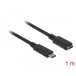 Przedłużacz USB-C 3.2 Gen 2 Delock 85533 - 10 Gbps, 1 m, Power Delivery do 60W, Czarny