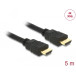 Kabel HDMI High Speed with Ethernet Delock 84409 - 4K 30 Hz, 5 m, Czarny