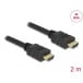 Kabel HDMI High Speed with Ethernet Delock 84714 - 4K 30 Hz, 2 m, Czarny