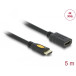 Przedłużacz HDMI High Speed with Ethernet Delock 83082 - 4k 30 Hz, 5 m, Czarny