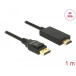 Kable Delock DisplayPort 1.2 do HDMI 85316 - 4K 30 Hz, 1 m, Czarny