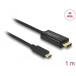 Kabel USB-C/Thunderbolt 3 do HDMI Delock 85290 - 4K 60Hz, 1 m, Czarny
