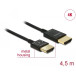 Kabel HDMI High Speed with Ethernet Delock 84775 - 4K 30Hz, 4,5m, Czarny