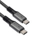 Kabel USB-C/Thunderbolt 3 Akyga AK-USB-34 - 1,5 m, Power Delivery do 100 W
