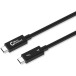 Kable USB-C/Thunderbolt 4 MicroConnect TB4010 - 40 Gbit/s, 1 m, Czarny