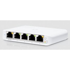 Switch zarządzalny Ubiquiti USW-FLEX-MINI-EU - 5x 100|1000Mbps RJ45, POE In