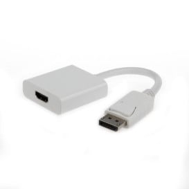 Adapter DisplayPort do HDMI Gembird A-DPM-HDMIF-002-W - 10 cm, Biały