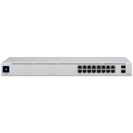 Switch zarządzalny Ubiquiti USW-16-POE-EU - 16x 100|1000Mbps RJ45, 2x SFP, 8x PoE+