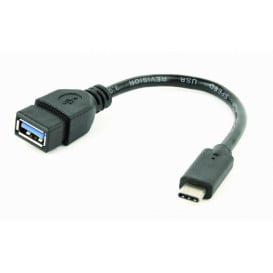 Adapter USB-C 3.2 Gen 1 OTG do USB-A Gembird A-OTG-CMAF3-01 - 20 cm, 5 Gb/s, Czarny