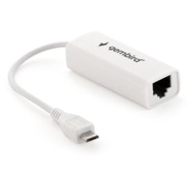 Karta sieciowa Gembird micro USB 2.0 NIC-MU2-01 - 10/100Mbps