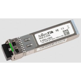 Moduł SFP MikroTik S-55DLC80D - jednomodowy, 1.25Gbps, długość fali 1550nm, zasięg 80 km