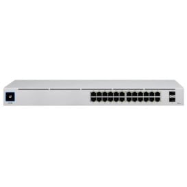 Switch zarządzalny Ubiquiti USW-24-POE-EU - 24x 100|1000Mbps RJ45, 2x 1000Mbps SFP, PoE+