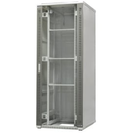 Szafa rack 19" 45U Emiter EM/SH05D-8045 - 800 x 1000 x 2090mm, drzwi przód blacha-szkło